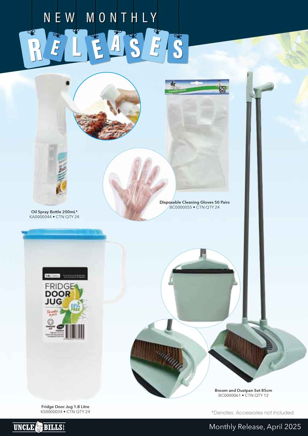 Uncle Bill's New Products Flyer APRIL 2025 - Pacific Partners Trading