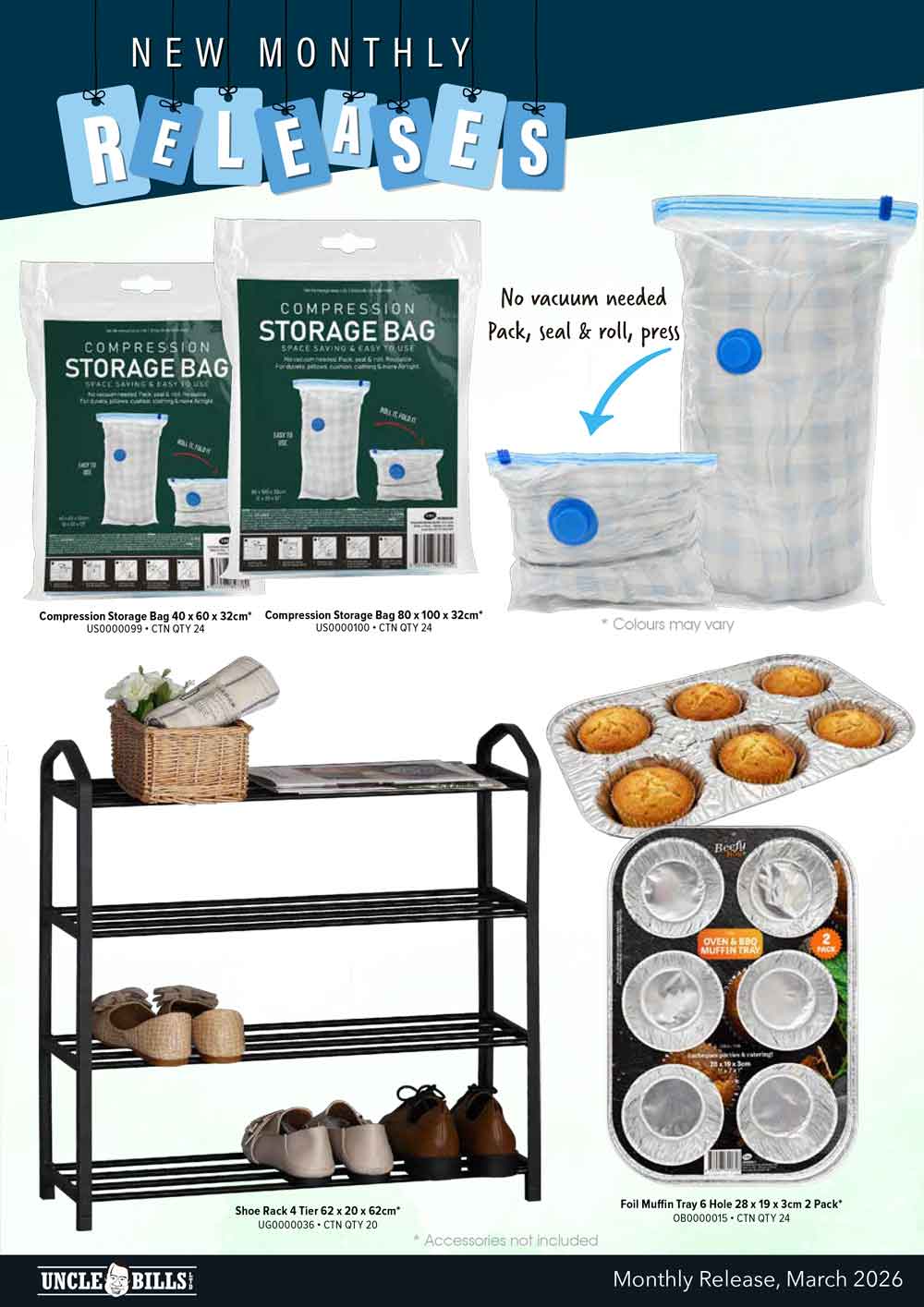 Uncle Bill's New Product Flyer March 2026