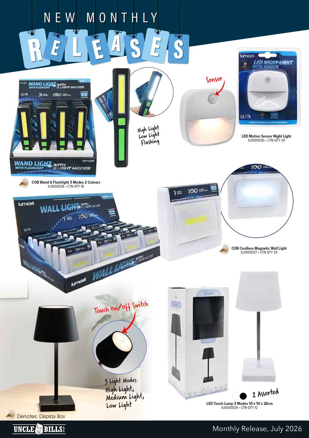 UBL New Product Flyer July 2026